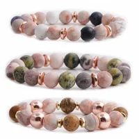 Fashion Geometric Natural Stone No Inlaid Bracelets main image 1