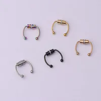 Nose Rings & Studs Fashion Geometric 316 Stainless Steel  Plating main image 2