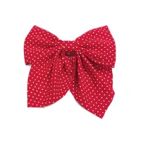 Wholesale Accessories Fabric Wave Dot Bow Hairpin Nihaowholesale main image 5