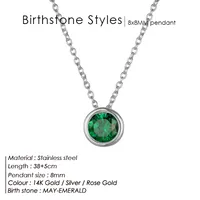 Stainless Steel 14K Gold Plated Fashion Diamond Geometric Rhinestones Necklace sku image 9