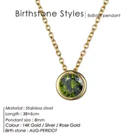 Stainless Steel 14K Gold Plated Fashion Diamond Geometric Rhinestones Necklace sku image 28