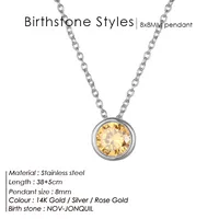 Stainless Steel 14K Gold Plated Fashion Diamond Geometric Rhinestones Necklace sku image 12
