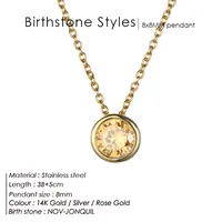 Stainless Steel 14K Gold Plated Fashion Diamond Geometric Rhinestones Necklace sku image 31