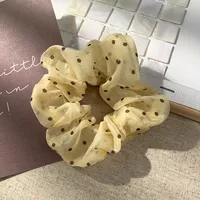 Wholesale Accessories Net Yarn Dots Hair Scrunchies Nihaowholesale sku image 1