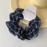 Wholesale Accessories Plaid Cloth Hair Scrunchies Nihaowholesale sku image 5