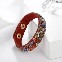 Wholesale Jewelry Retro Multicolor Crushed Stone Inlaid Diamond Bracelet Nihaowholesale main image 2