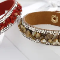 Wholesale Jewelry Retro Multicolor Crushed Stone Inlaid Diamond Bracelet Nihaowholesale main image 3