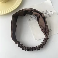 Nihaowholesale Korean Style Solid Color Cross Elastic Headband Wholesale Jewelry sku image 6