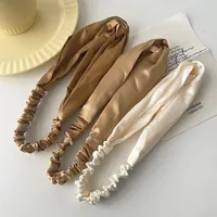 Nihaowholesale Korean Style Solid Color Cross Elastic Headband Wholesale Jewelry main image 2