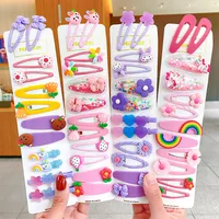 Wholesale Jewelry Cartoon Animal Flower Candy Color Children's Hairpin Set Nihaowholesale main image 2