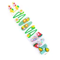 Wholesale Jewelry Cartoon Animal Flower Candy Color Children's Hairpin Set Nihaowholesale main image 5