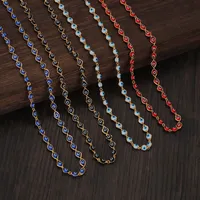 Stainless Steel 18K Gold Plated Fashion Plating Eye Necklace main image 1
