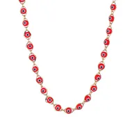 Stainless Steel 18K Gold Plated Fashion Plating Eye Necklace main image 5