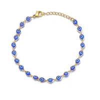 Copper 18K Gold Plated Fashion Eye No Inlaid Bracelets main image 5