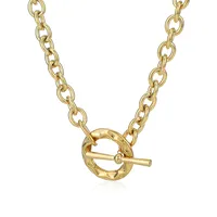 Stainless Steel Simple Style Plating Geometric Necklace main image 5