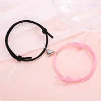 Simple Style Heart No Inlaid Couple Bracelets sku image 7