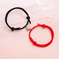 Simple Style Heart No Inlaid Couple Bracelets sku image 8