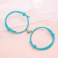 Simple Style Heart No Inlaid Couple Bracelets sku image 9