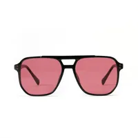 Wholesale Solid Color Square Frame Sunglasses Nihaowholesale main image 2