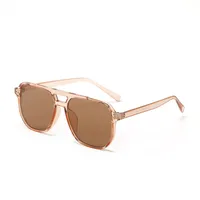 Wholesale Solid Color Square Frame Sunglasses Nihaowholesale sku image 2