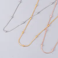 Wholesale Jewelry Heart 304 Stainless Steel Titanium Steel 18K Gold Plated Inlaid Shell Inlaid Gold Necklace main image 1