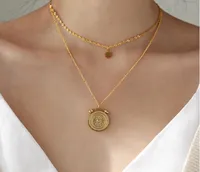 Wholesale Jewelry Heart 304 Stainless Steel Titanium Steel Rhinestones 18K Gold Plated Inlaid Gold Necklace main image 3