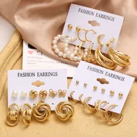 Vintage Style Geometric Alloy Earrings main image 1
