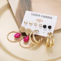 Vintage Style Geometric Alloy Earrings main image 5