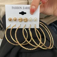 Vintage Style Geometric Alloy Earrings main image 3