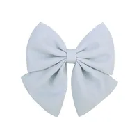 Wholesale Jewelry Solid Color Satin Fabric Chiffon Bow Hairpin Set Nihaowholesale sku image 7