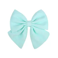 Wholesale Jewelry Solid Color Satin Fabric Chiffon Bow Hairpin Set Nihaowholesale sku image 9
