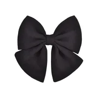 Wholesale Jewelry Solid Color Satin Fabric Chiffon Bow Hairpin Set Nihaowholesale sku image 12