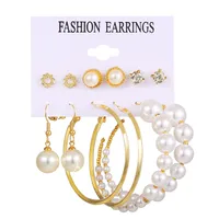 Vintage Style Geometric Alloy Earrings sku image 13