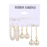 Vintage Style Geometric Alloy Earrings sku image 4