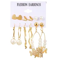 Vintage Style Geometric Alloy Earrings sku image 7