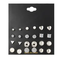 Vintage Style Geometric Alloy Earrings sku image 3