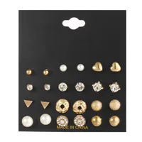 Vintage Style Geometric Alloy Earrings sku image 2