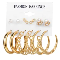 Vintage Style Geometric Alloy Earrings sku image 10