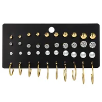 Vintage Style Geometric Alloy Earrings sku image 5