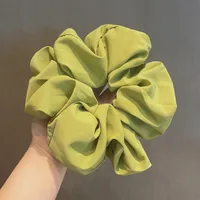 Wholesale Jewelry Chiffon Solid Color Hair Scrunchies Nihaowholesale main image 3