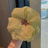 Wholesale Jewelry Chiffon Solid Color Hair Scrunchies Nihaowholesale sku image 1