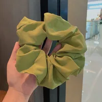 Wholesale Jewelry Chiffon Solid Color Hair Scrunchies Nihaowholesale sku image 2