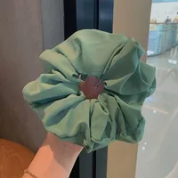 Wholesale Jewelry Chiffon Solid Color Hair Scrunchies Nihaowholesale sku image 4