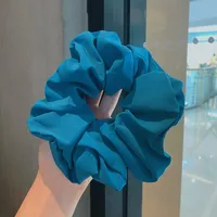 Wholesale Jewelry Chiffon Solid Color Hair Scrunchies Nihaowholesale sku image 6