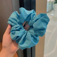 Wholesale Jewelry Chiffon Solid Color Hair Scrunchies Nihaowholesale sku image 12