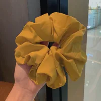 Wholesale Jewelry Chiffon Solid Color Hair Scrunchies Nihaowholesale sku image 11