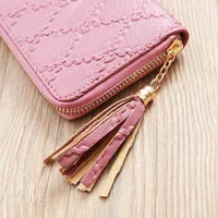 Nihaowholesale Wholesale Accessories Korean Solid Color Rhombus Embossed Wallet main image 3