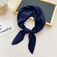 Nihaowholesale Wholesale Simple Fold Solid Color Small Square Scarf sku image 1