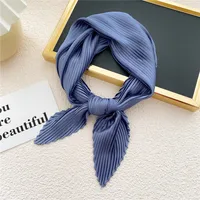 Nihaowholesale Wholesale Simple Fold Solid Color Small Square Scarf sku image 6
