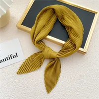 Nihaowholesale Wholesale Simple Fold Solid Color Small Square Scarf sku image 8